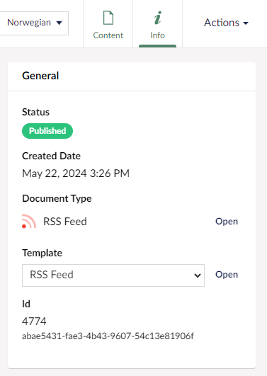 Rss‑info‑knapp